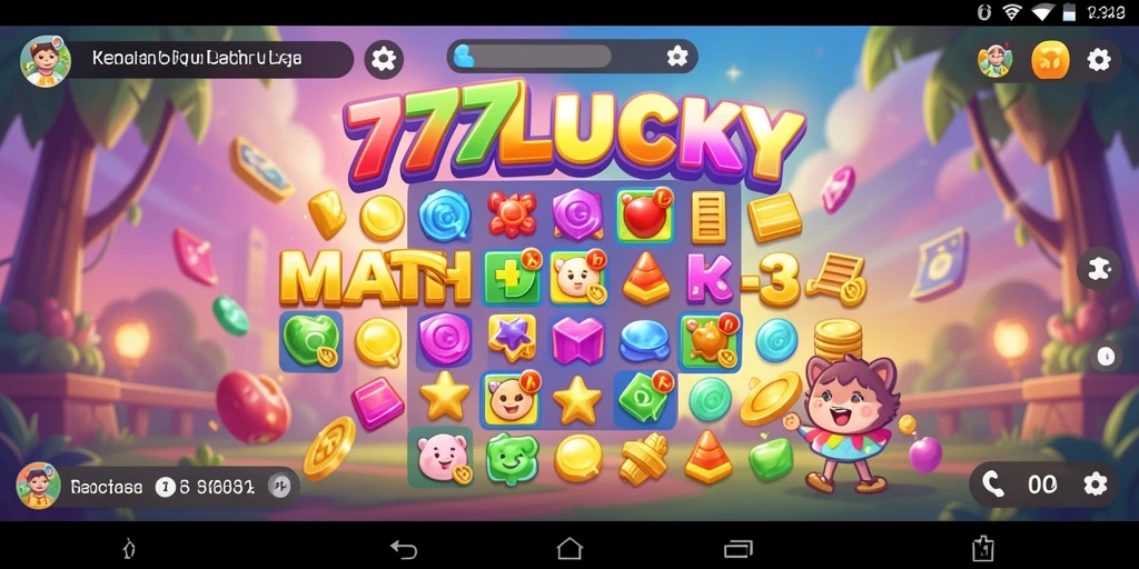 Gameplay seru 777LUCKY dalam aksi Match-3.