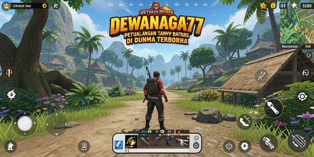 Gameplay menarik dalam dunia terbuka DEWANAGA77 yang menampilkan petualangan seru.