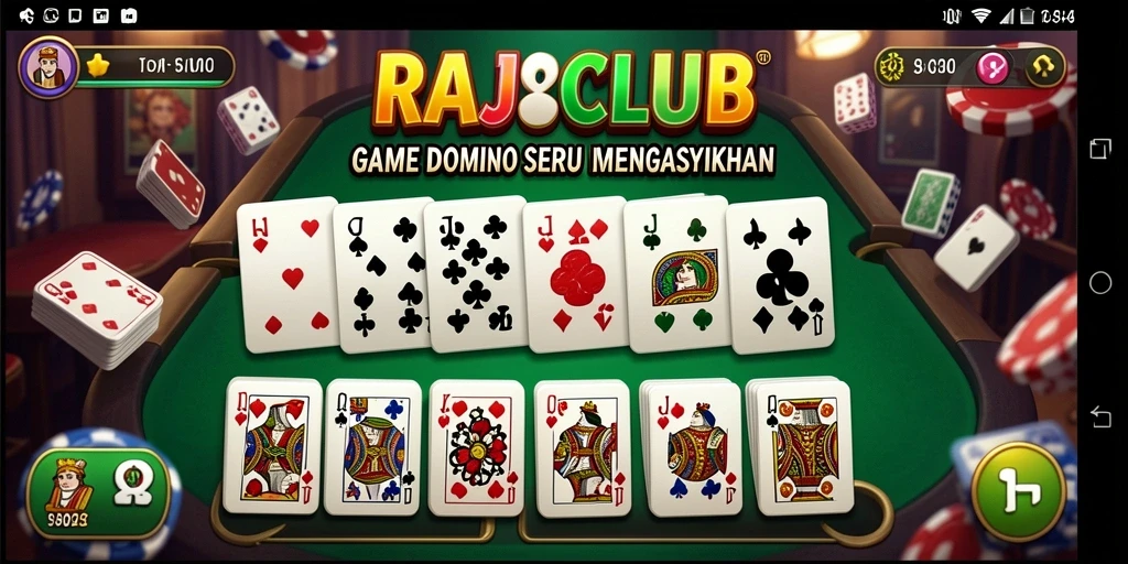 Tampilan gameplay seru di <strong>RAJACLUB</strong>, permainan Domino yang mendebarkan.