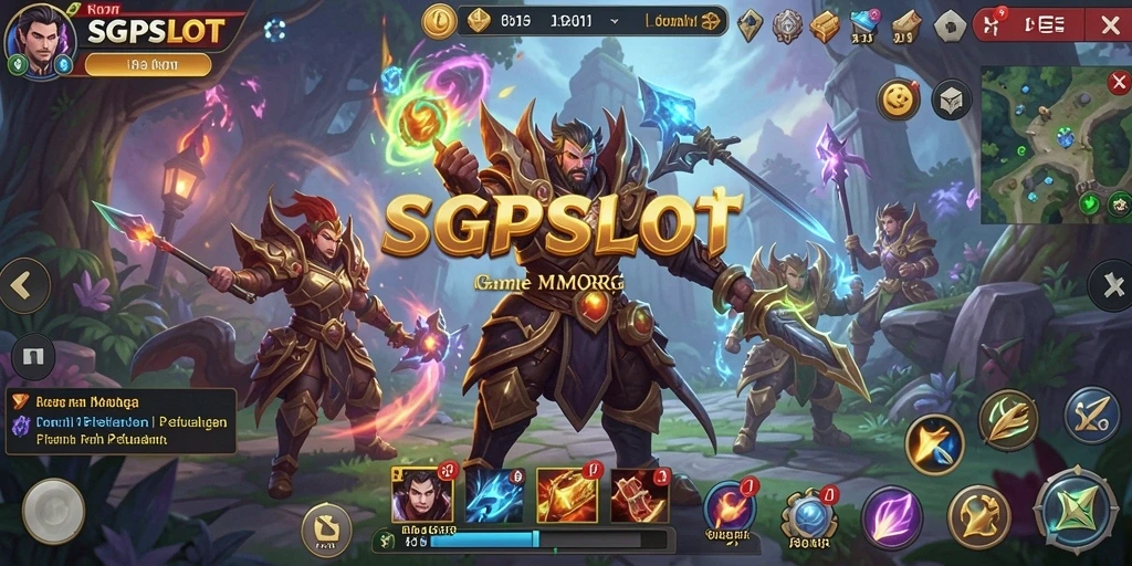 Screenshot SGPSLOT menampilkan aksi seru di dunia MMORPG yang menawan.